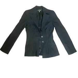 Bebe  fitted detail black blazer jacket